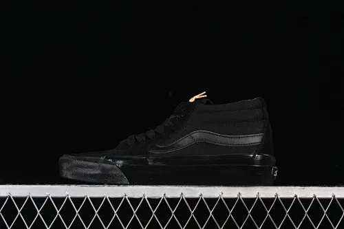 All categories Vans Vans series Vans Mid Vans China Vans Sk8-Mid Reissue 83 High-end branch Black Warrior Suede casual retro skateboard shoes VN000CQQBKA